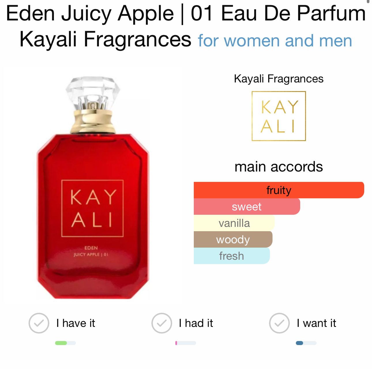 Deals Kayali Eden Juicy Apple