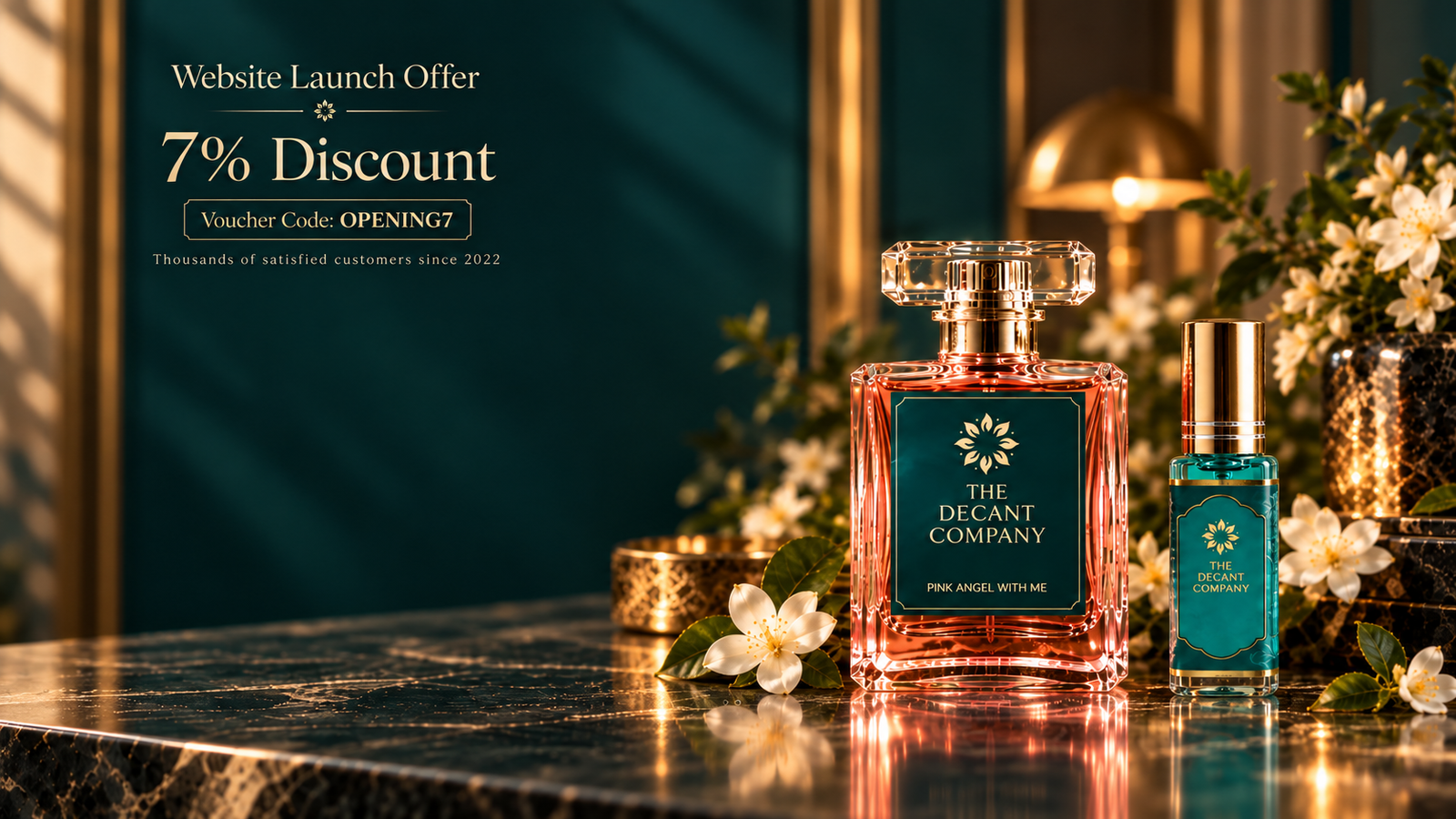 Website Launch Offer: 7% Discount with code OPENING7