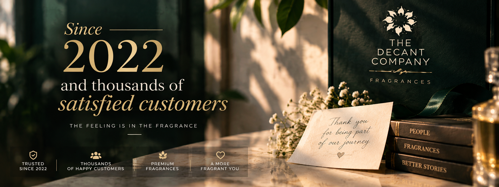 The Decant Company featured perfume banner